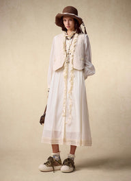 Bohemian Embroidered Loose-Fit Dress