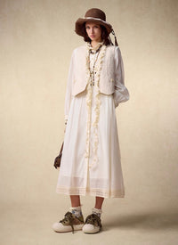 Bohemian Embroidered Loose-Fit Dress