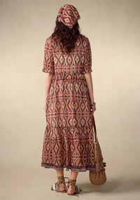 Exotic Printed Maxi Dress – New Arrival